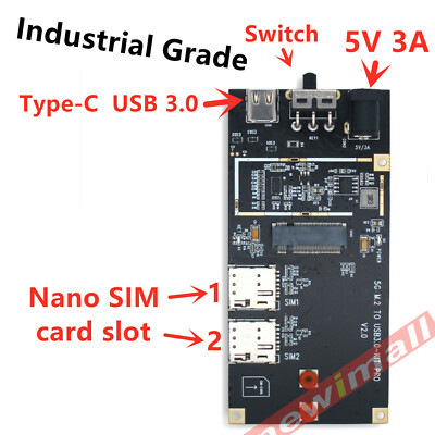 For Quectel RM500Q Sub 6GHz module Dedicated M.2 to USB3.0 Type-C Adapter Board