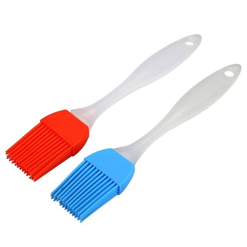 Stainless Steel U Shaped Barbecue Fork Skewers with Silicone Oil Brush Set - Picture 3 of 10
