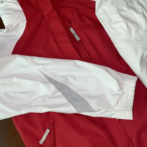 Chaqueta de esquí Columbia Omni-Tech para mujer talla grande roja y blanca - solo capa exterior - Imagen 5 de 24