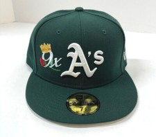 Oakland A's MLB NE Crown Champs 9X's Fitted Hat ~Green