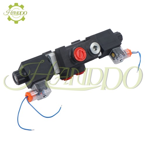 Solenoid Hydraulic Control Valve 1 Spool 13 GPM, SAE Ports, 3600 PSI, 12V DC - Picture 6 of 12