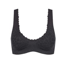Sloggi Donna Zero Feel Lace 2.0 Bralette, Nero, S - 9