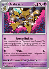 Alakazam 82/167 Rare Holo | Twilight Masquerade | Pokemon Card