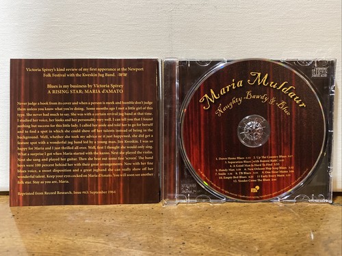 MARIA MULDAUR: NAUGHTY BAWDY & BLUE CD! 2007 STONY PLAIN RECORDS! NEAR MINT! - Picture 2 of 13