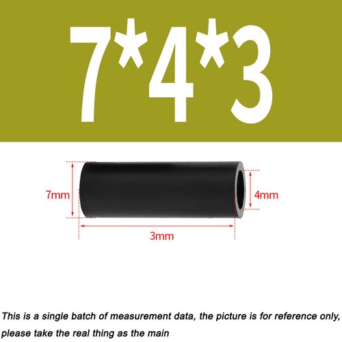 M5,M6,M7,M9, M11, M14,M16,M18 Nylon Plastic Spacers Standoff Black Round Washers - Picture 63 of 217