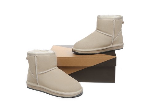 AUSTRALIAN SHEPHERD® UGG Sheepskin Wool Mini Classic Suede Boots Special Color - Picture 47 of 65