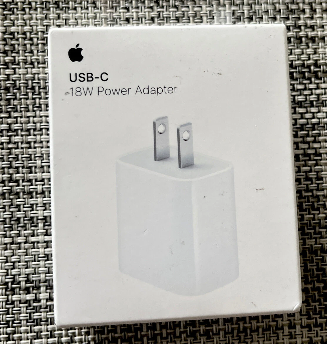 Apple MU7T2LL/A 18W USB-C Power Adapter - White | eBay