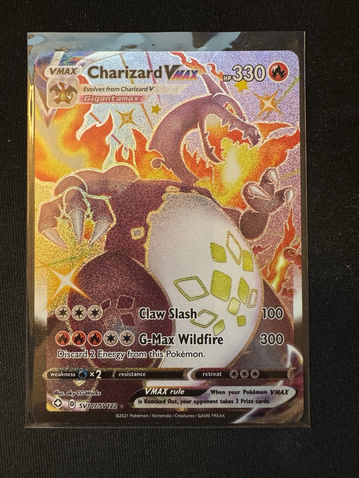 Charizard VMAX SV107/SV122 Shining Fates: Shiny Vault Holo