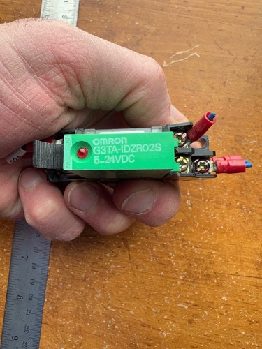 OMRON I/O Solid State Relay G3TA-IDZR02S 5-24VDC DIN Mount Base 0818E2 JAPAN - Picture 3 of 4