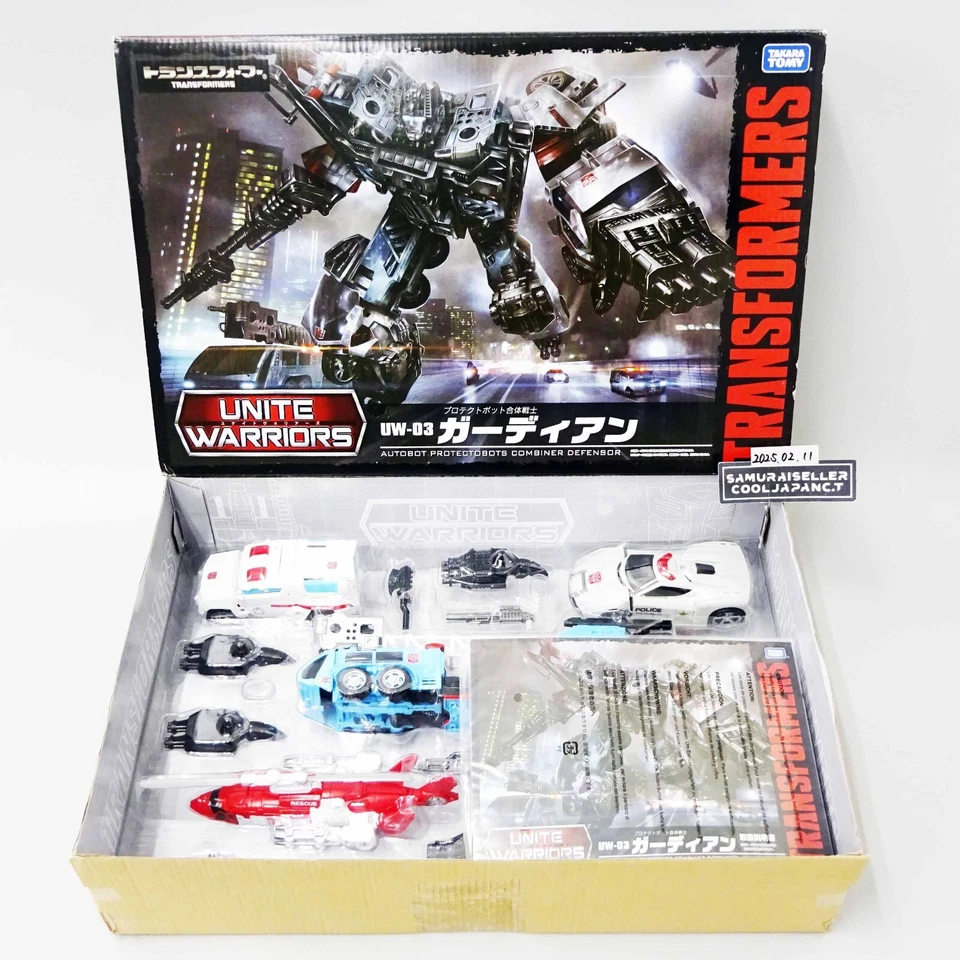 Transformers Unite Warriors UW-03 Guardian Action Figure Takara Tomy Japan NEW - Image 2 of 4