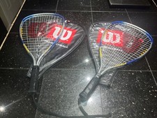 Lot Of 2 Wilson Hyperalloy Xpress Turbo Tubes Racquetball Racket 3 7/8 grip