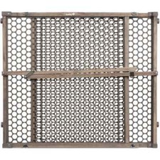 Safety 1st Kids/Baby/Pet Vintage Grey Wood Doorway Security Gate