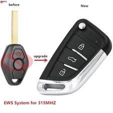 Upgraded Flip Remote Key Fob HU92 Blade for BMW EWS 3 5 7 E38 E39 E46 X3 X5 Z3
