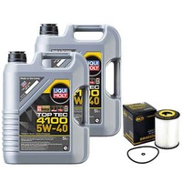 MotoröL Set Top Tec 4100 5W-40 10 Liter + ÖLfilter FüR Chrysler 300 C Mercedes