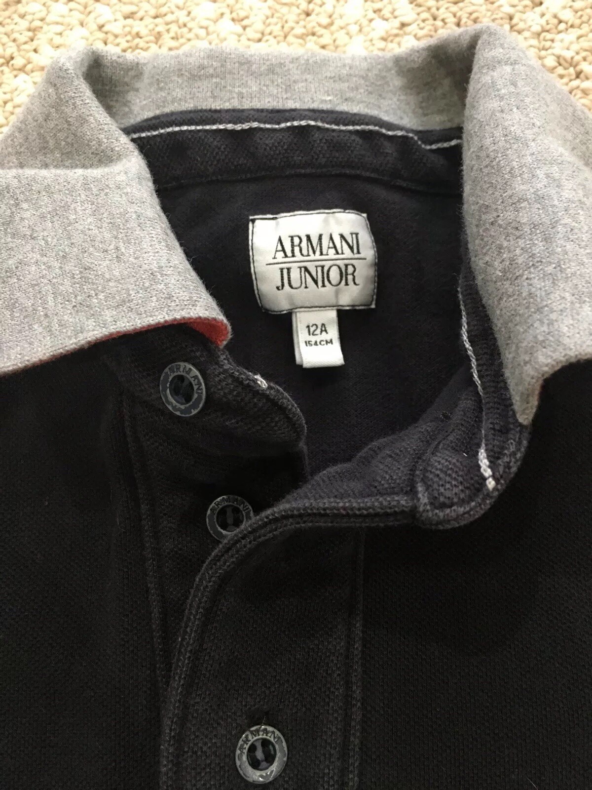Armani Juniors Kids Boys Polo Shirt image 3