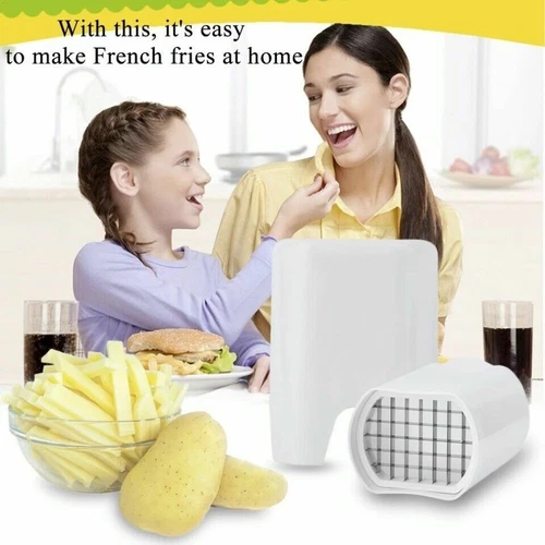 New Kitchen Fries One Step French Fry Cutter Potato Vegetable Fruit Slicer Tools - Picture 8 of 15