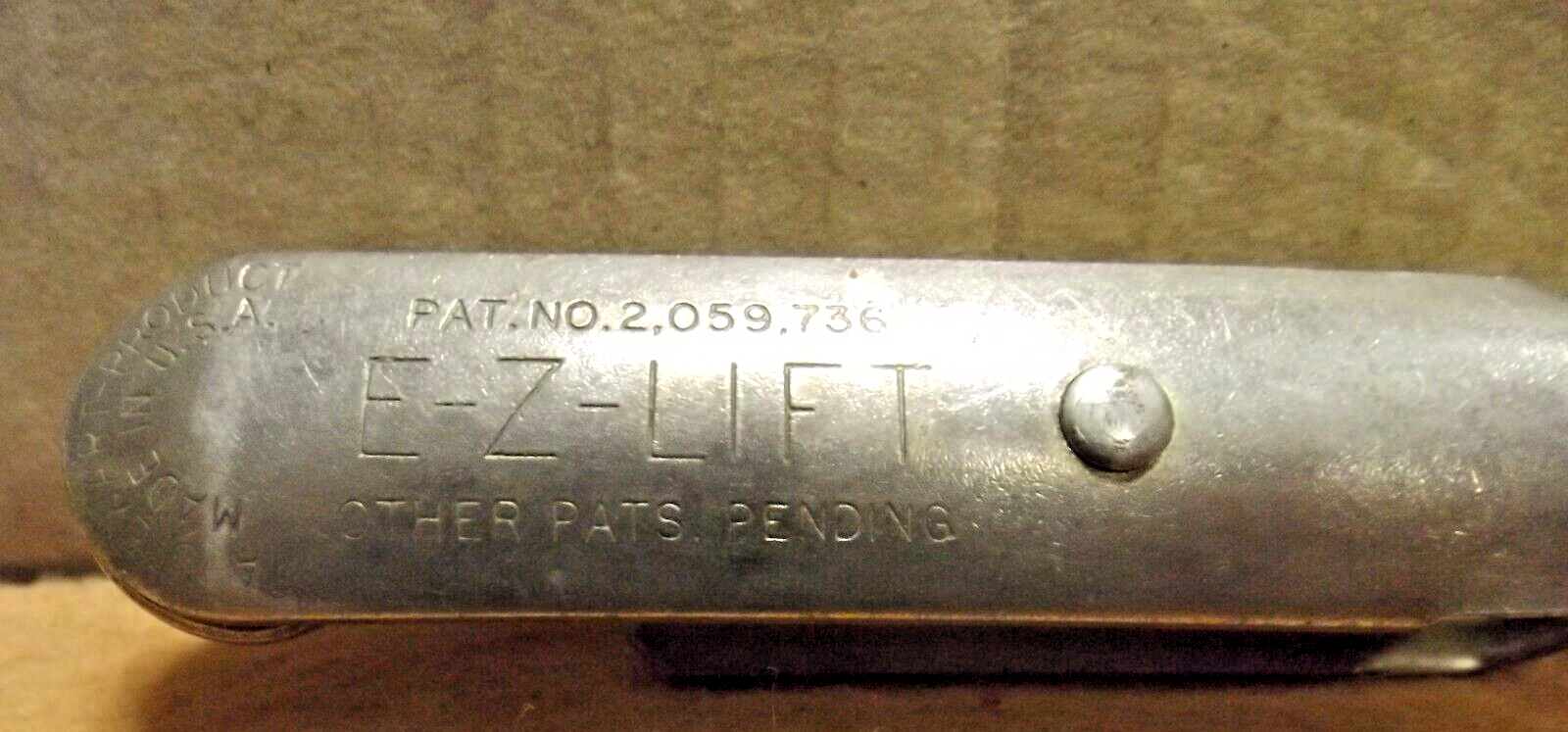 Vtg EZLift Jar & Bottle Cap Opener Stewart Products eBay