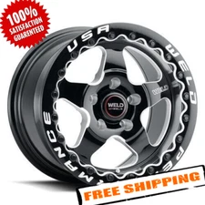 Weld S904B0067P51 RF Ventura BEADLOCK Gloss Black Milled Wheel