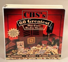 CBS'S 60 Greatest Old-Time Radio Shows, 20 Audio Cassettes