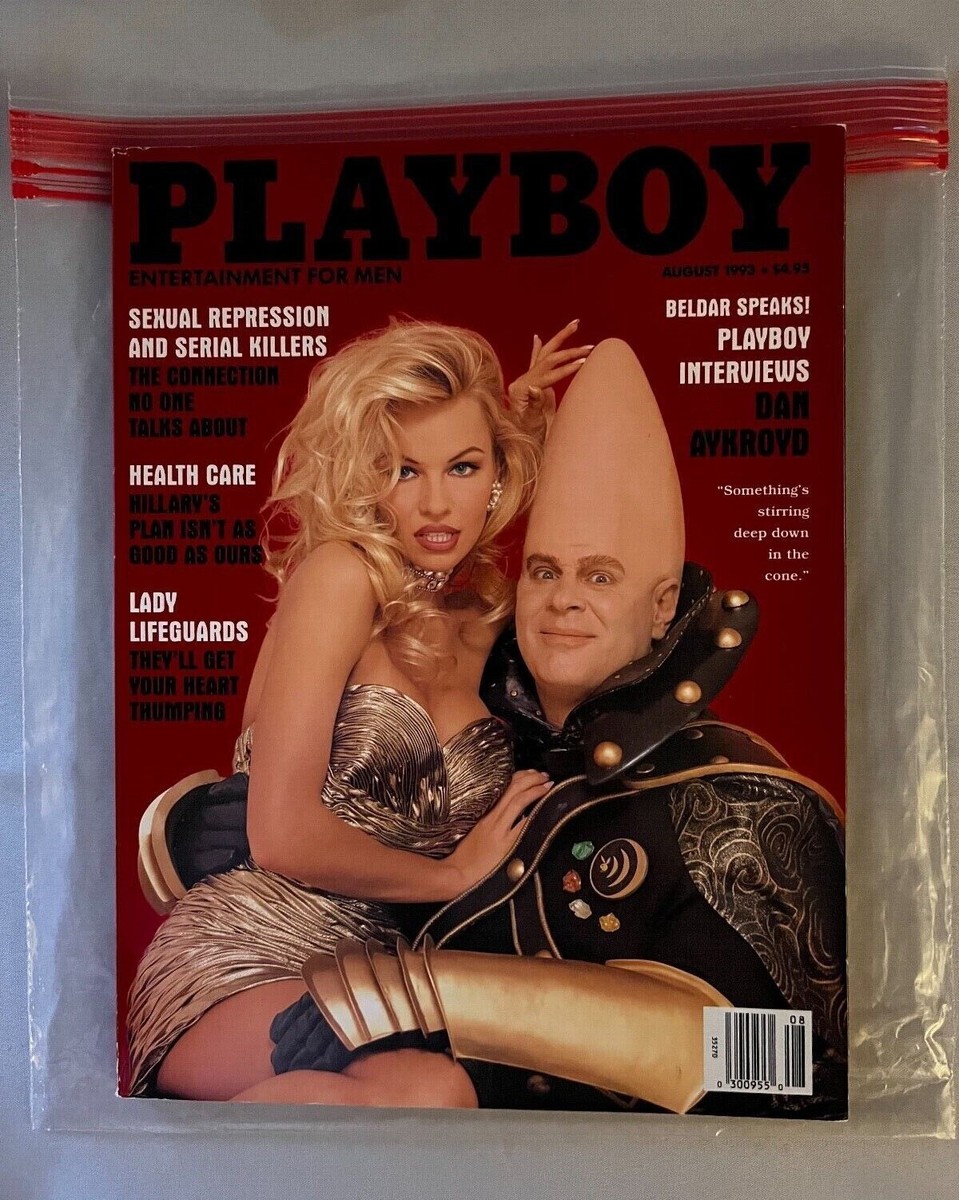 Playboy Magazine August 1993 Pamela Anderson Dan Aykroyd Conehead
