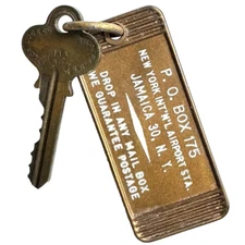 1960s New York International Airport Hotel  Room 515 Fob & Key Jamaica NY