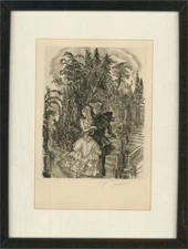 20th Century Etching - The Spy