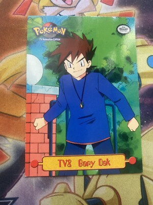 gary pokemon card Pokemon Topps 1st Print TV8 Gary Oak (Blue Logo First Printing) NM