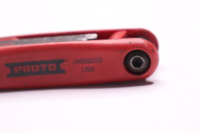 クラシック kei Proto 9-piece Folding Hex Key Set Red 0.050
