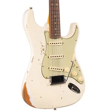 Fender Custom Shop 64 L-Series Stratocaster Heavy Relic Aged Olympic White (915)