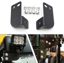 Rear Roof Pillar Roll Cage Bar Reverse LED Light Pod Mounting Brackets Compatibl