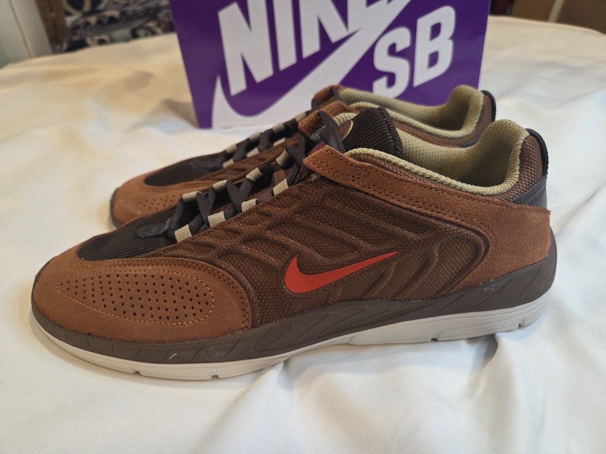 Nike SB Vertebrae Suede Men\'s 10 Womens 12 Cacao‎ Wow/ Dragon Red NEW Nike SB Vertebrae Cacao Wow Red Men Shoes | Mercari main image 2