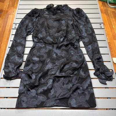 black satin dress with scarf Size:3xl it features a draped 260SSDALLASNOV Flowers Little Girls Tulle