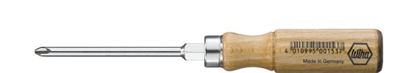 Wiha Holz-PH-Schraubendreher 129 PH 1X80 Kreuzschlitz-Schraubendreher 00057-image