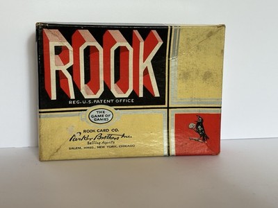 VINTAGE ROOK Card Game Parker Brothers Salem Mass Complete Near Mint w/ Booklet