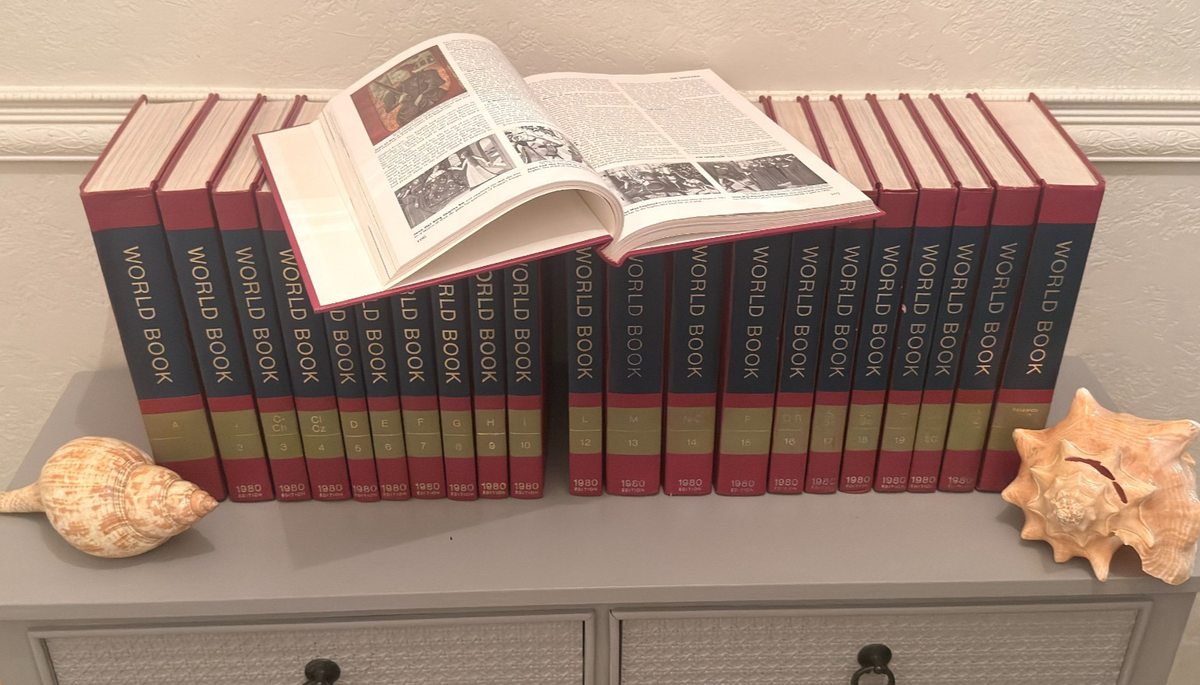 1980 World Book Encyclopedia Complete Set A-Z 21 Volumes +
