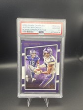 2020 Panini Donruss Rookie Gridiron Kings Justin Jefferson #RGK-JUJ (RC) PSA 10
