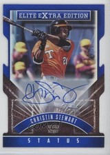 2015 Panini Elite Extra Edition 25/50 Christin Stewart #35 Auto 3wu