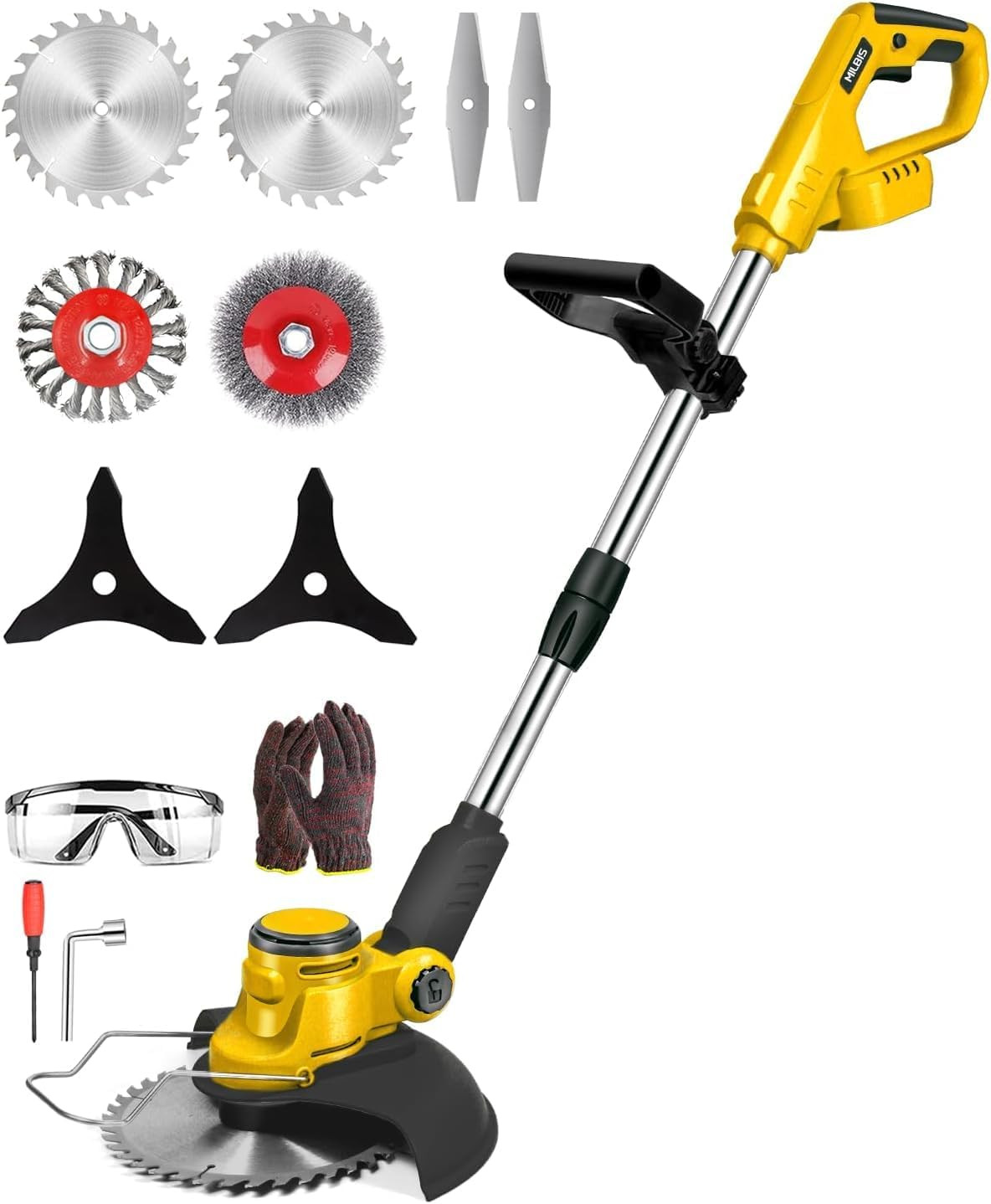 Cordless Weed Wacker for Dewalt 20V Battery(Battery Not Incl