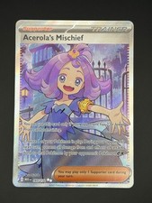 ACEROLA'S MISCHIEF 165/132 ULTRA RARE MEGA EVOLUTION POKEMON NM/M
