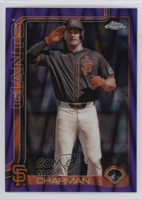 2025 Topps Chrome Purple RayWave Refractor 20/250 Matt Chapman #148 1a11