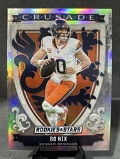 2025 Panini Rookies & Stars - Bo Nix #28 - Crusade Silver Prizm - Broncos