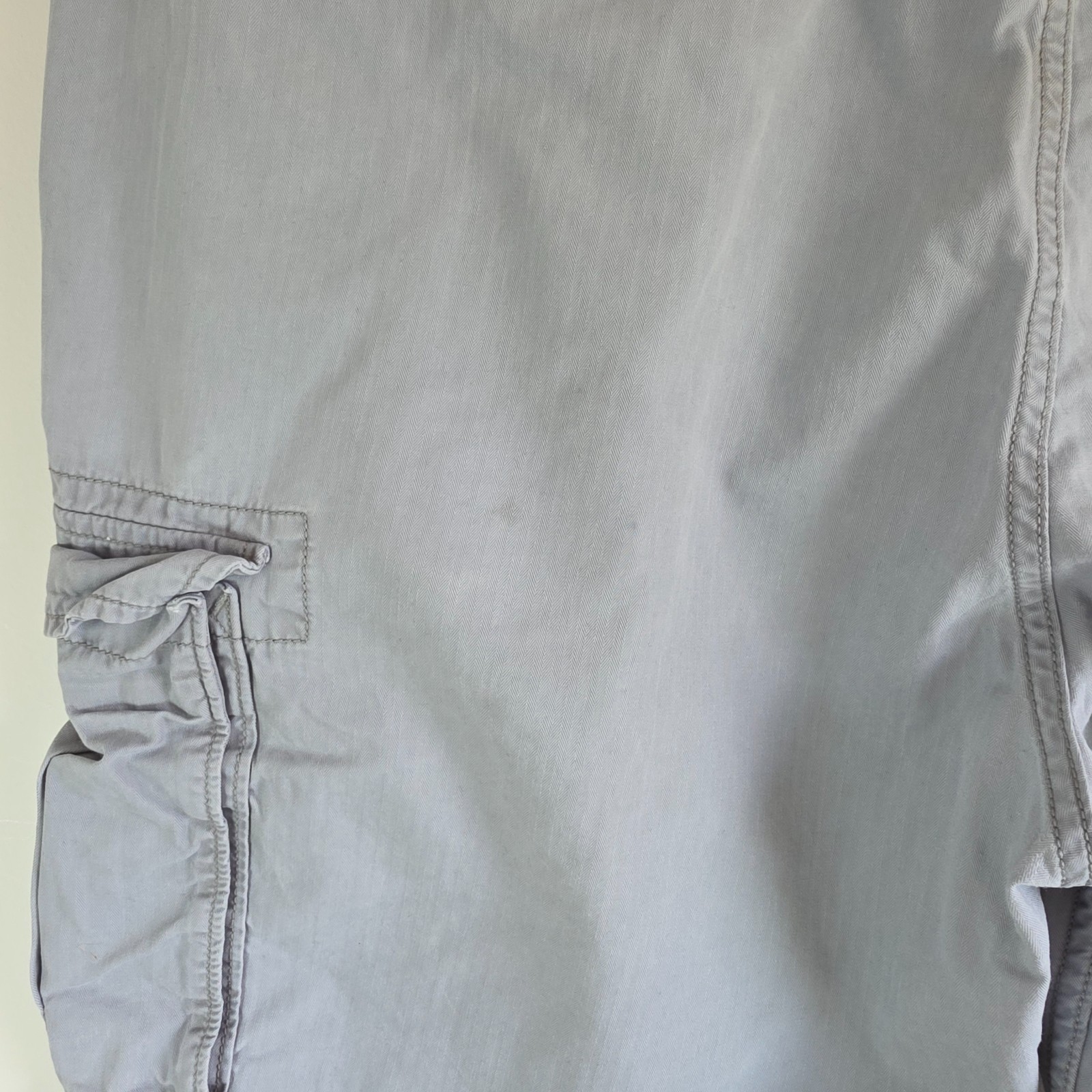 Levi’s Cargo Shorts W38 Blue Utility Combat Cotton Men’s Summer Holiday image 8