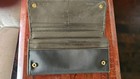 Prada Long Fold Over Khaki Nylon & Metallic Leather Wallet    — photo 2