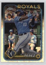 2024 Topps Chrome Logofractor Edition Salvador Perez #117 0o6v