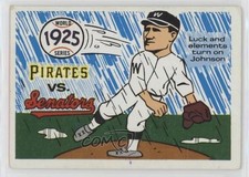 1970 Fleer Laughlin World Series Walter Johnson 1925 World Series #22 HOF 2v5