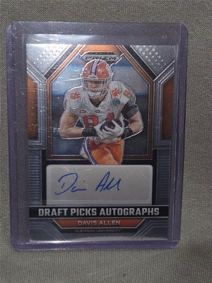 2023 Panini Prizm Draft Picks #DPA-DAA Davis  Allen Draft Picks  Autographs
