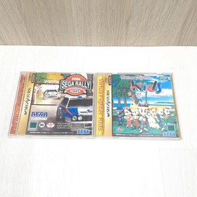 Japanese Sega Saturn Console Bundle with 5 Games Nights Virtua Fighter 2 Tested