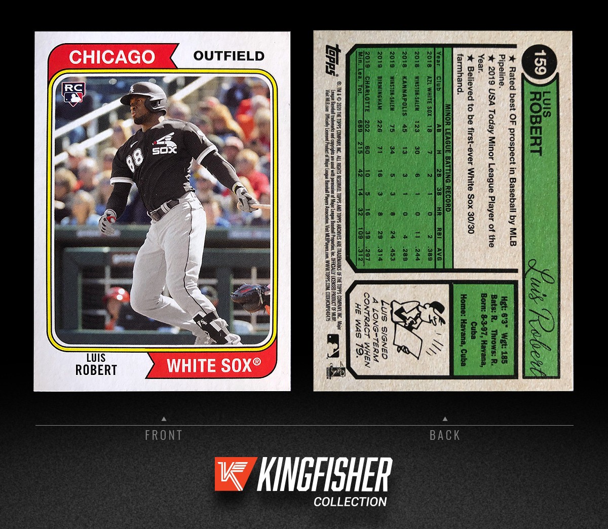 2020 Topps Archives Luis Robert Rookie RC #159 Chicago White Sox