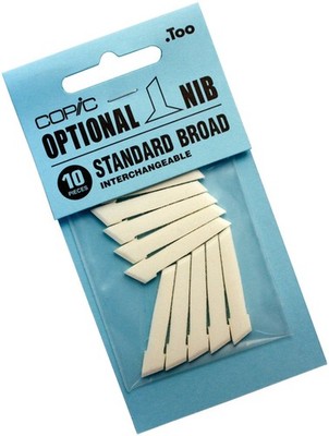 Too Copic Classic Spare Nibs, Standard Broad (10 nibs)