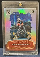 2024 Optic Jonathan Brooks RC Uptowns Card #13 Carolina Panthers SSP